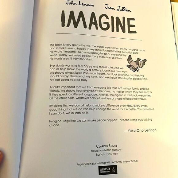 IMAGINE book by John Lennon - Picture 4 of 4